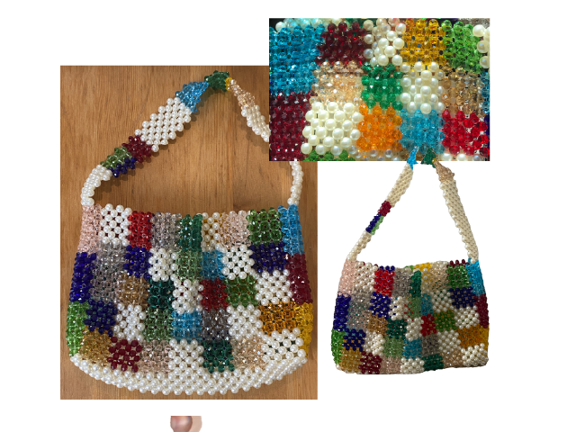 Hand beaded bag